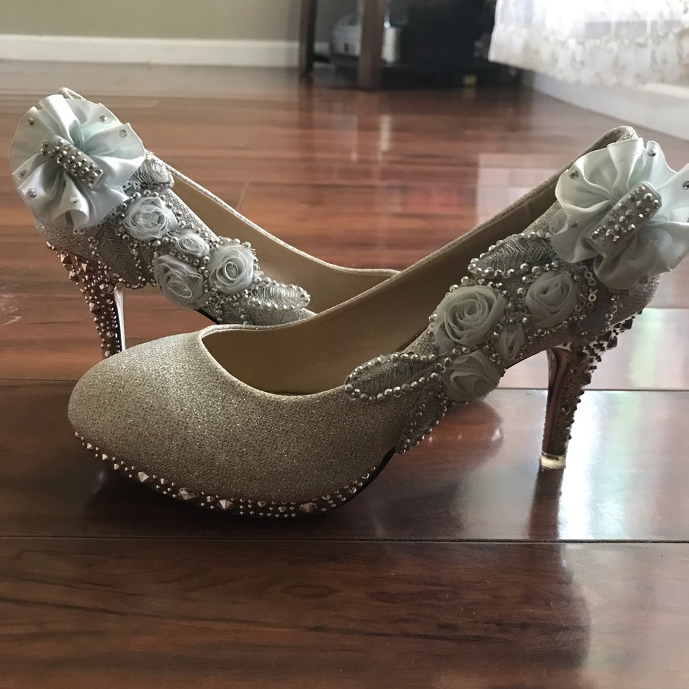 Cute Silver Heels